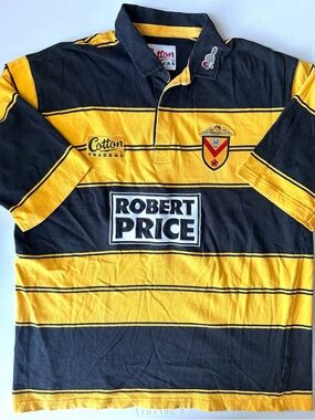 Vtg 2000-01 Newport RFC Rugby Union Jersey Cotton Traders Robert Price - Mens XL